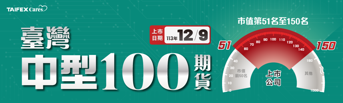 臺灣中型100期貨廣告主視覺